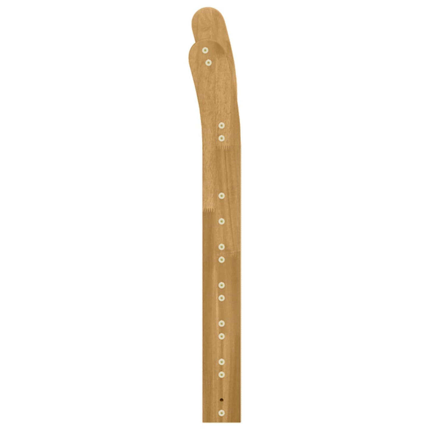 vidaXL Armrests Module 2 pcs White 58.5 x 8 x 60 cm Solid Acacia Wood