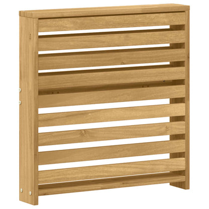 vidaXL Armrests Module 2 pcs White 58.5 x 10 x 61 cm Solid Acacia Wood