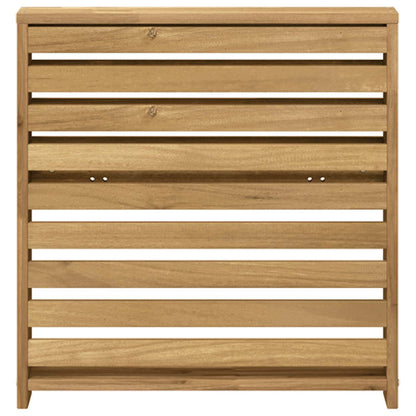 vidaXL Armrests Module 2 pcs White 58.5 x 10 x 61 cm Solid Acacia Wood