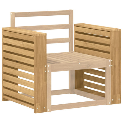 vidaXL Armrests Module 2 pcs White 58.5 x 10 x 61 cm Solid Acacia Wood