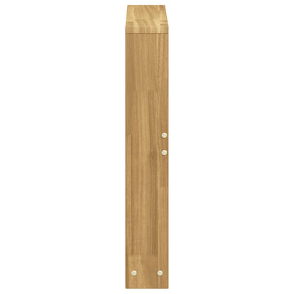 vidaXL Armrests Module 2 pcs White 58.5 x 10 x 61 cm Solid Acacia Wood