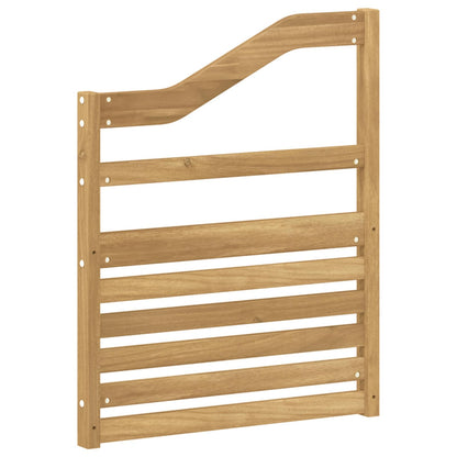 vidaXL Armrests Module 2 pcs White 59 x 4 x 73 cm Solid Acacia Wood