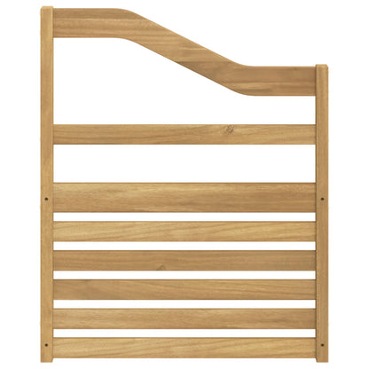 vidaXL Armrests Module 2 pcs White 59 x 4 x 73 cm Solid Acacia Wood