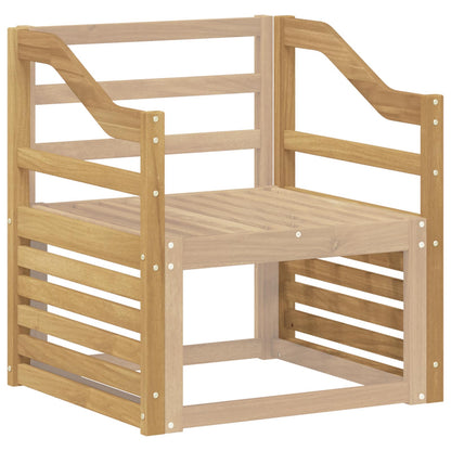 vidaXL Armrests Module 2 pcs White 59 x 4 x 73 cm Solid Acacia Wood