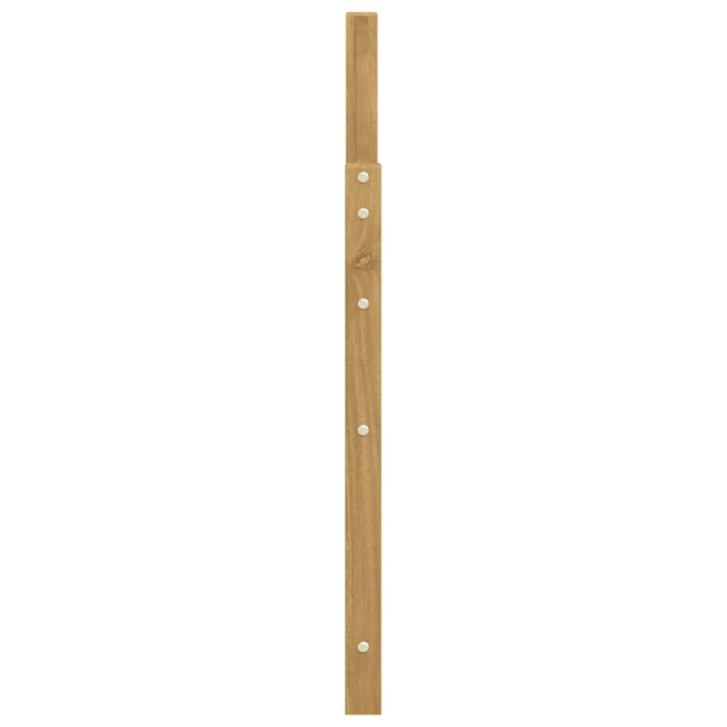 vidaXL Armrests Module 2 pcs White 59 x 4 x 73 cm Solid Acacia Wood