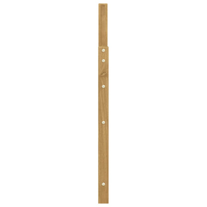 vidaXL Armrests Module 2 pcs White 59 x 4 x 73 cm Solid Acacia Wood
