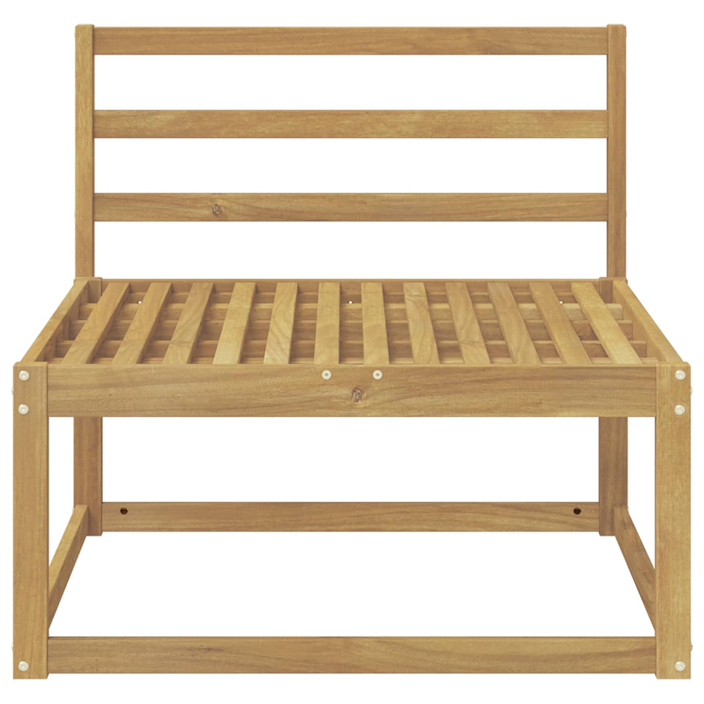 vidaXL Outdoor Middle Sofa White 79 x 83 x 73 cm