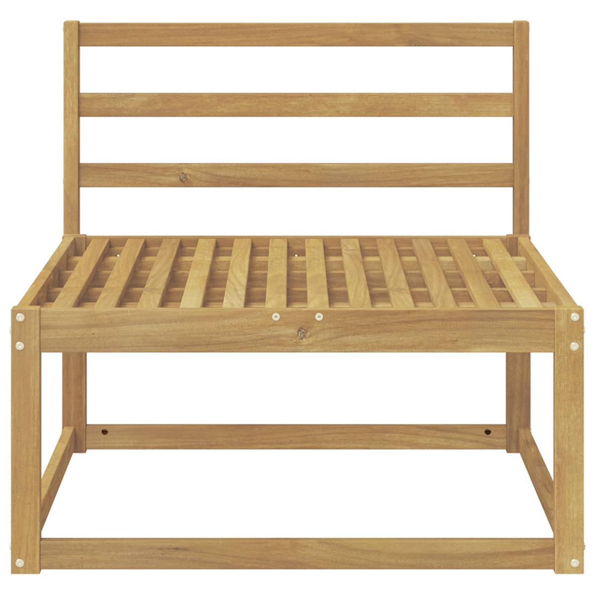 vidaXL Outdoor Middle Sofa White 79 x 83 x 73 cm