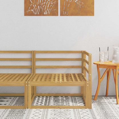 vidaXL Outdoor Corner sofa White 83 x 83 x 73 cm