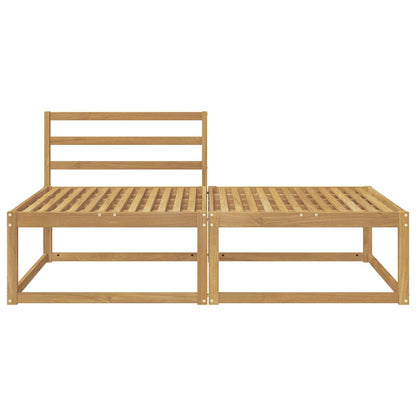vidaXL 2 Piece Outdoor Footstool Polyester White