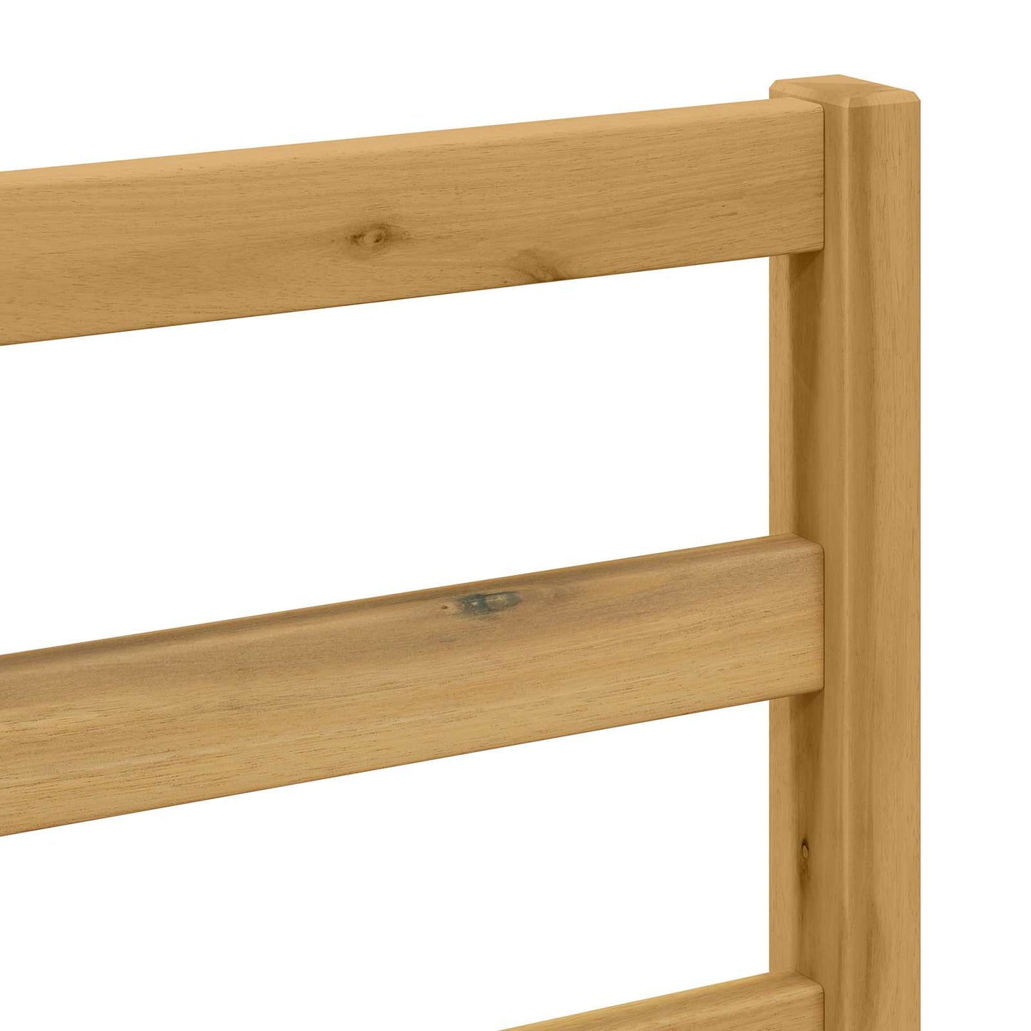 vidaXL Backrest Module White 79 x 4 x 73 cm Solid Acacia Wood