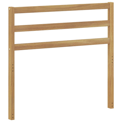 vidaXL Backrest Module White 79 x 4 x 73 cm Solid Acacia Wood