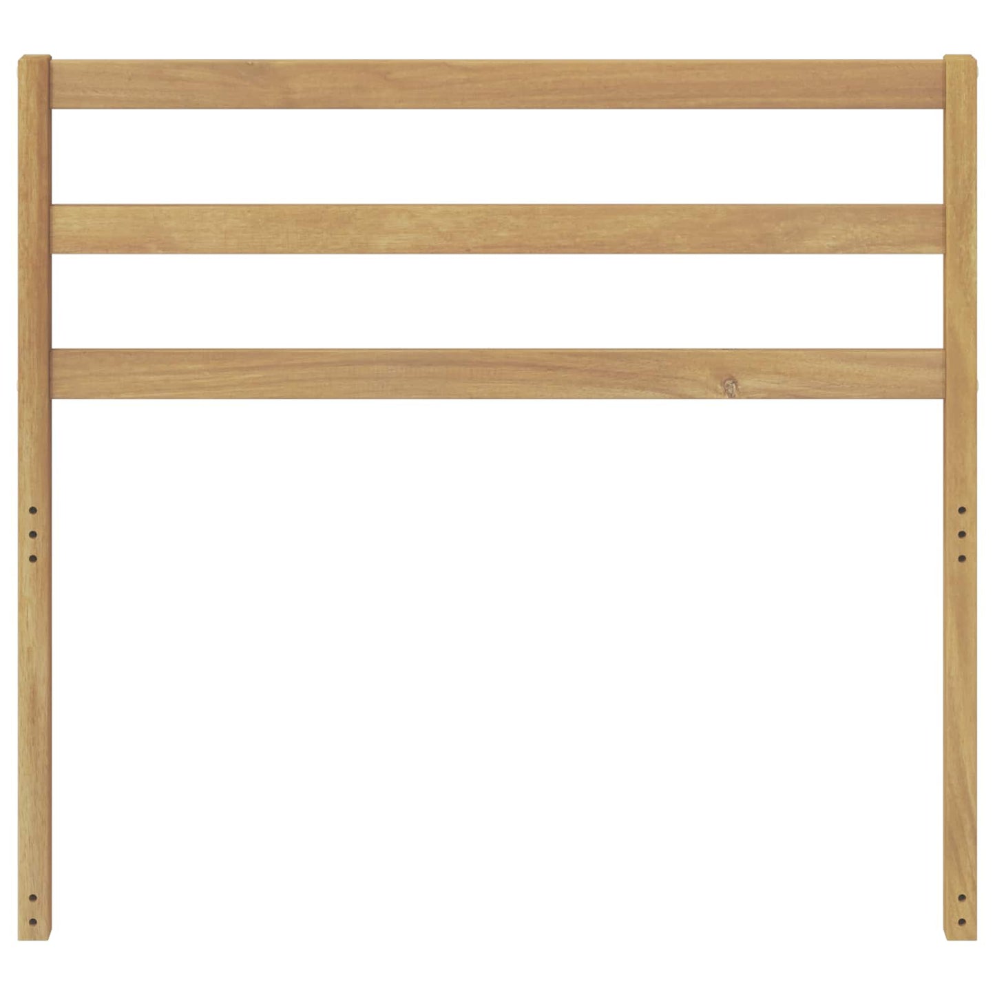 vidaXL Backrest Module White 79 x 4 x 73 cm Solid Acacia Wood