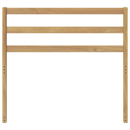 vidaXL Backrest Module White 79 x 4 x 73 cm Solid Acacia Wood