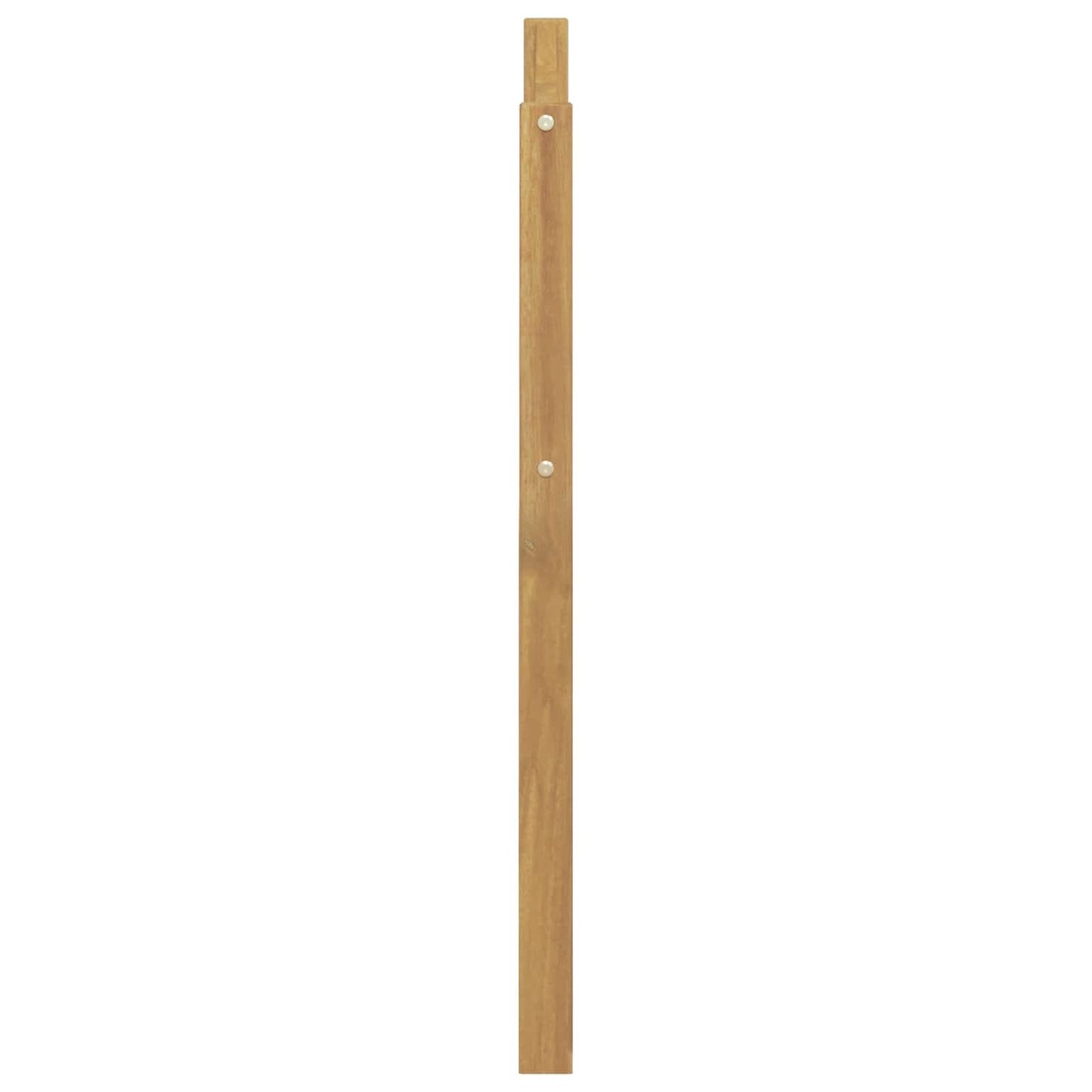 vidaXL Backrest Module White 79 x 4 x 73 cm Solid Acacia Wood