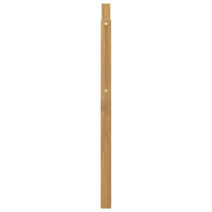 vidaXL Backrest Module White 79 x 4 x 73 cm Solid Acacia Wood