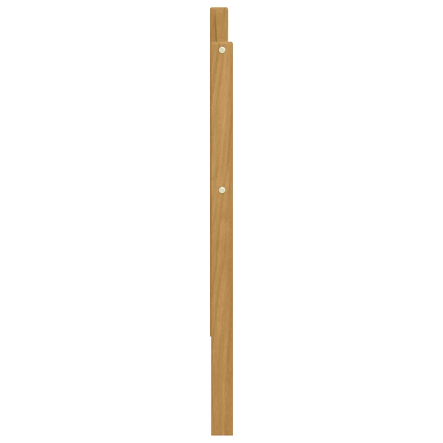 vidaXL Armrests Module 2 pcs White 79 x 4 x 73 cm Solid Acacia Wood