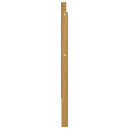 vidaXL Armrests Module 2 pcs White 79 x 4 x 73 cm Solid Acacia Wood