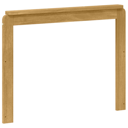 vidaXL Armrests Module 2 pcs White 79 x 6 x 61 cm Solid Acacia Wood