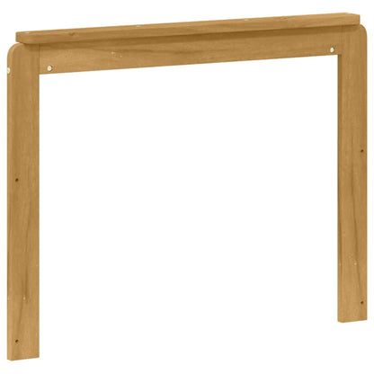 vidaXL Armrests Module 2 pcs White 79 x 6 x 61 cm Solid Acacia Wood