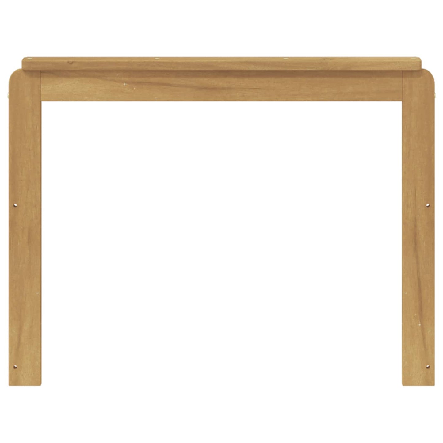 vidaXL Armrests Module 2 pcs White 79 x 6 x 61 cm Solid Acacia Wood