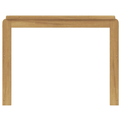 vidaXL Armrests Module 2 pcs White 79 x 6 x 61 cm Solid Acacia Wood