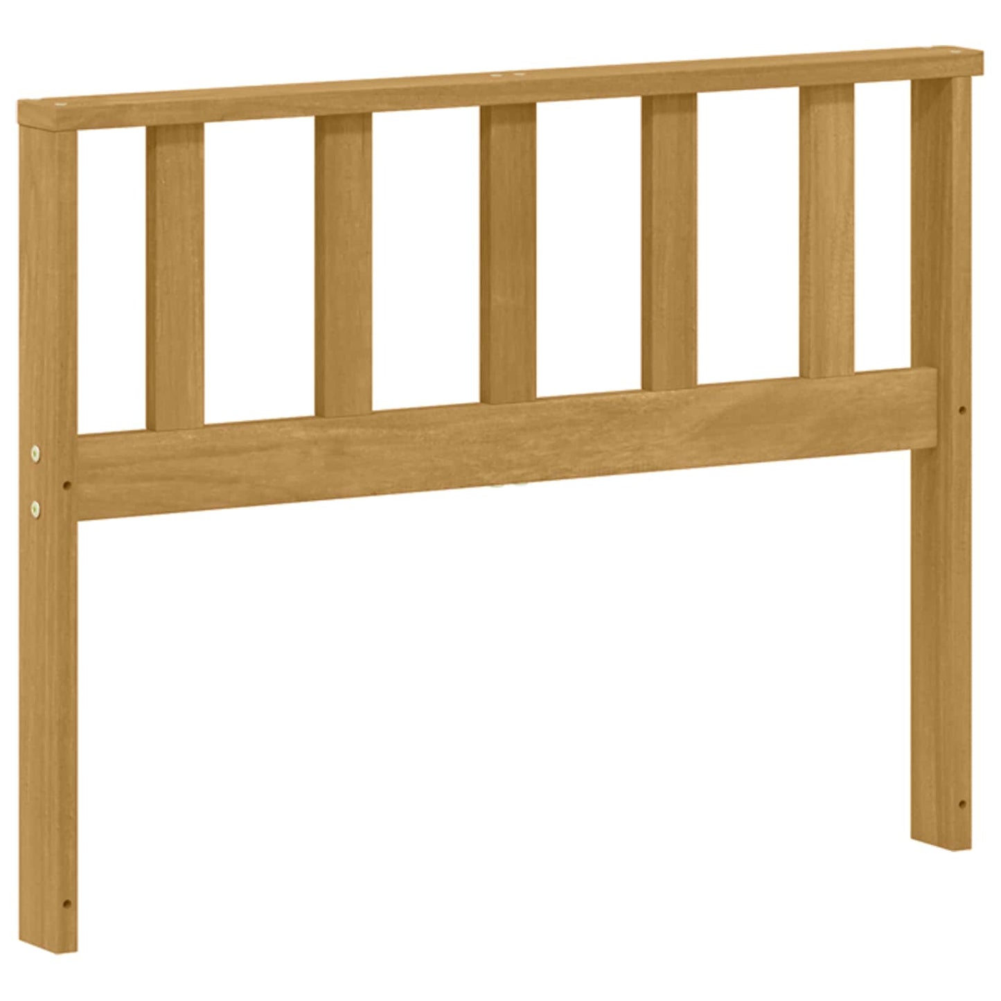 vidaXL Armrests Module 2 pcs White 80 x 6 x 61 cm Solid Acacia Wood