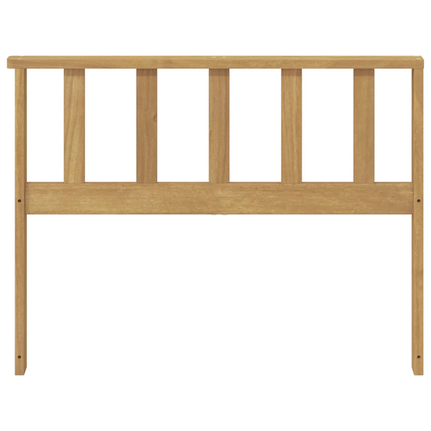 vidaXL Armrests Module 2 pcs White 80 x 6 x 61 cm Solid Acacia Wood
