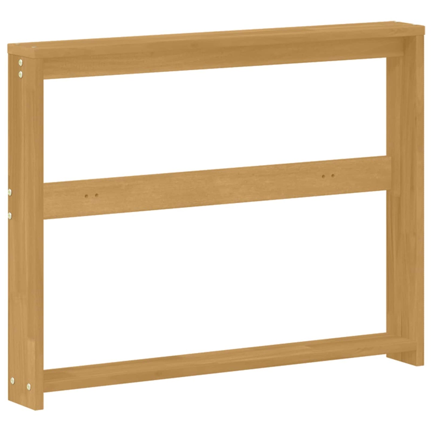 vidaXL Armrests Module 2 pcs White 78.5 x 10 x 61 cm Solid Acacia Wood