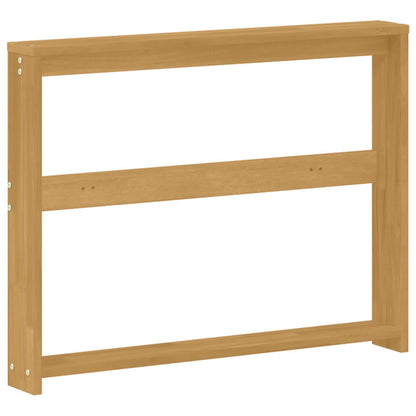 vidaXL Armrests Module 2 pcs White 78.5 x 10 x 61 cm Solid Acacia Wood
