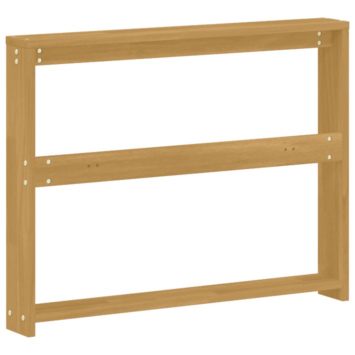 vidaXL Armrests Module 2 pcs White 78.5 x 10 x 61 cm Solid Acacia Wood