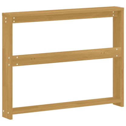 vidaXL Armrests Module 2 pcs White 78.5 x 10 x 61 cm Solid Acacia Wood
