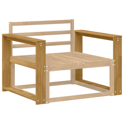 vidaXL Armrests Module 2 pcs White 78.5 x 10 x 61 cm Solid Acacia Wood