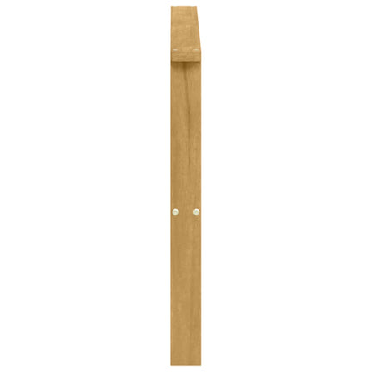 vidaXL Armrests Module 2 pcs White 80 x 6 x 61 cm Solid Acacia Wood