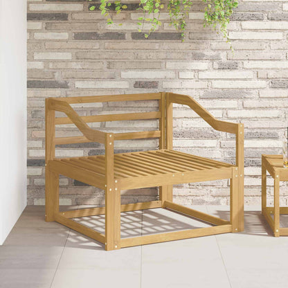 vidaXL Armrests Module 2 pcs White 79 x 4 x 73 cm Solid Acacia Wood