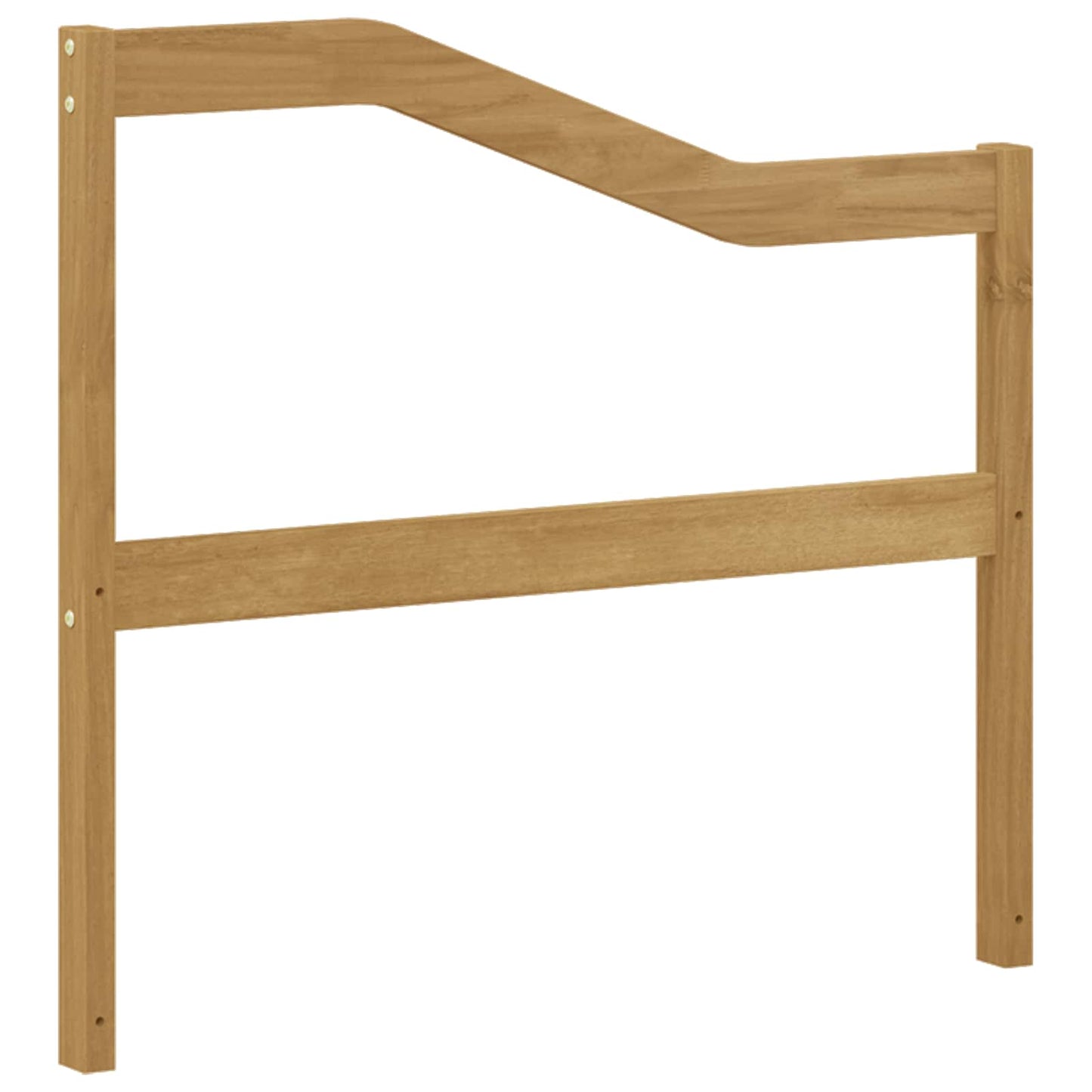 vidaXL Armrests Module 2 pcs White 79 x 4 x 73 cm Solid Acacia Wood