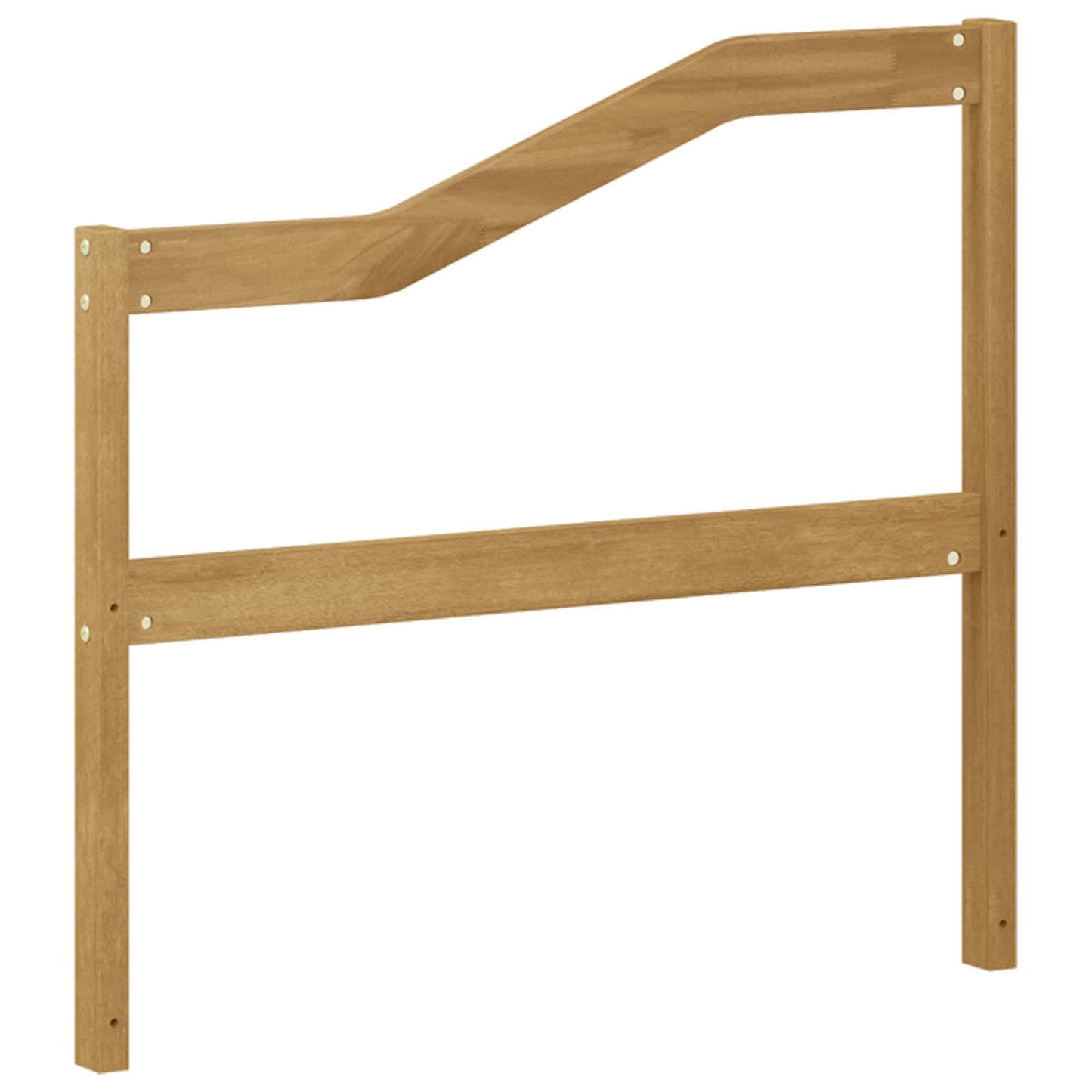 vidaXL Armrests Module 2 pcs White 79 x 4 x 73 cm Solid Acacia Wood