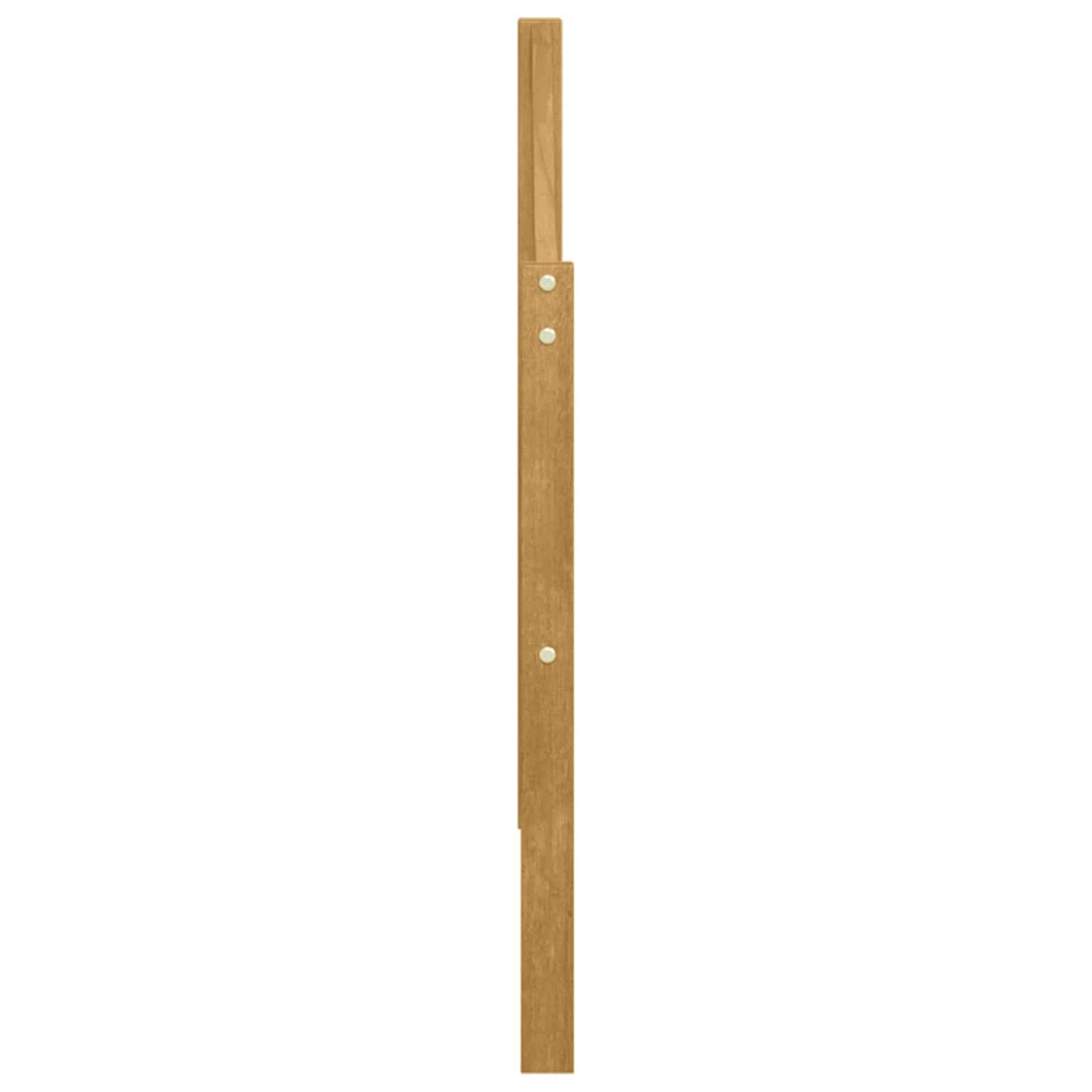 vidaXL Armrests Module 2 pcs White 79 x 4 x 73 cm Solid Acacia Wood