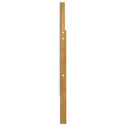 vidaXL Armrests Module 2 pcs White 79 x 4 x 73 cm Solid Acacia Wood