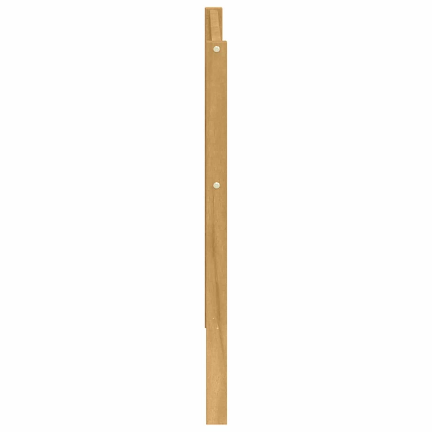 vidaXL Armrests Module 2 pcs White 79 x 4 x 73 cm Solid Acacia Wood