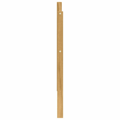 vidaXL Armrests Module 2 pcs White 79 x 4 x 73 cm Solid Acacia Wood