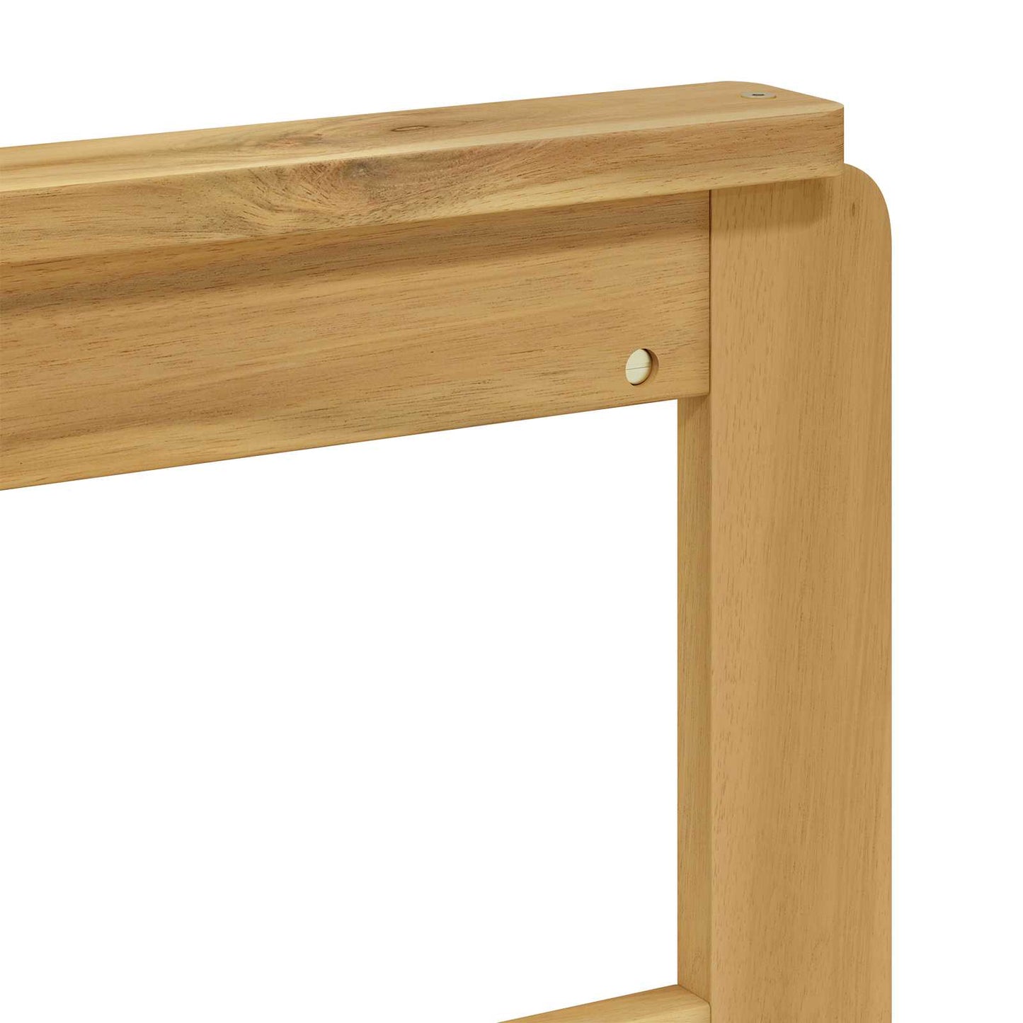 vidaXL Armrests Module 2 pcs White 79 x 6 x 61 cm Solid Acacia Wood