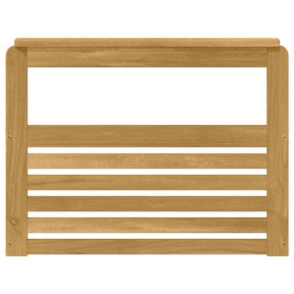 vidaXL Armrests Module 2 pcs White 79 x 6 x 61 cm Solid Acacia Wood
