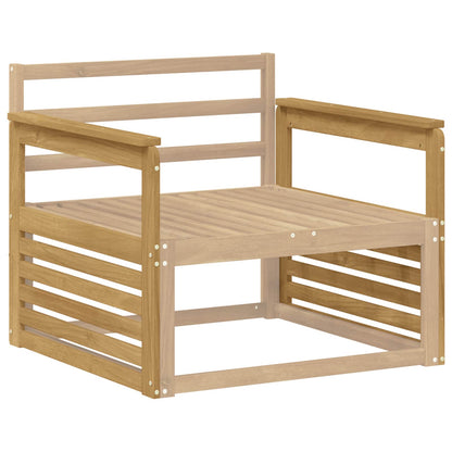 vidaXL Armrests Module 2 pcs White 79 x 6 x 61 cm Solid Acacia Wood