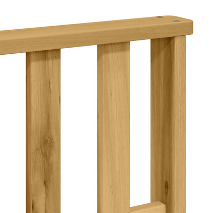 vidaXL Armrests Module 2 pcs White 80 x 6 x 61 cm Solid Acacia Wood