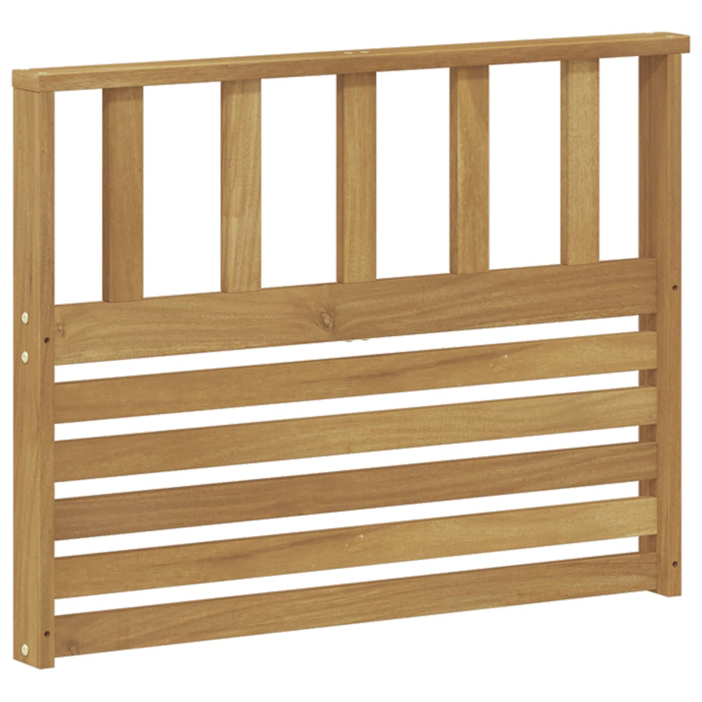 vidaXL Armrests Module 2 pcs White 80 x 6 x 61 cm Solid Acacia Wood