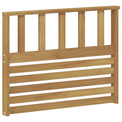 vidaXL Armrests Module 2 pcs White 80 x 6 x 61 cm Solid Acacia Wood