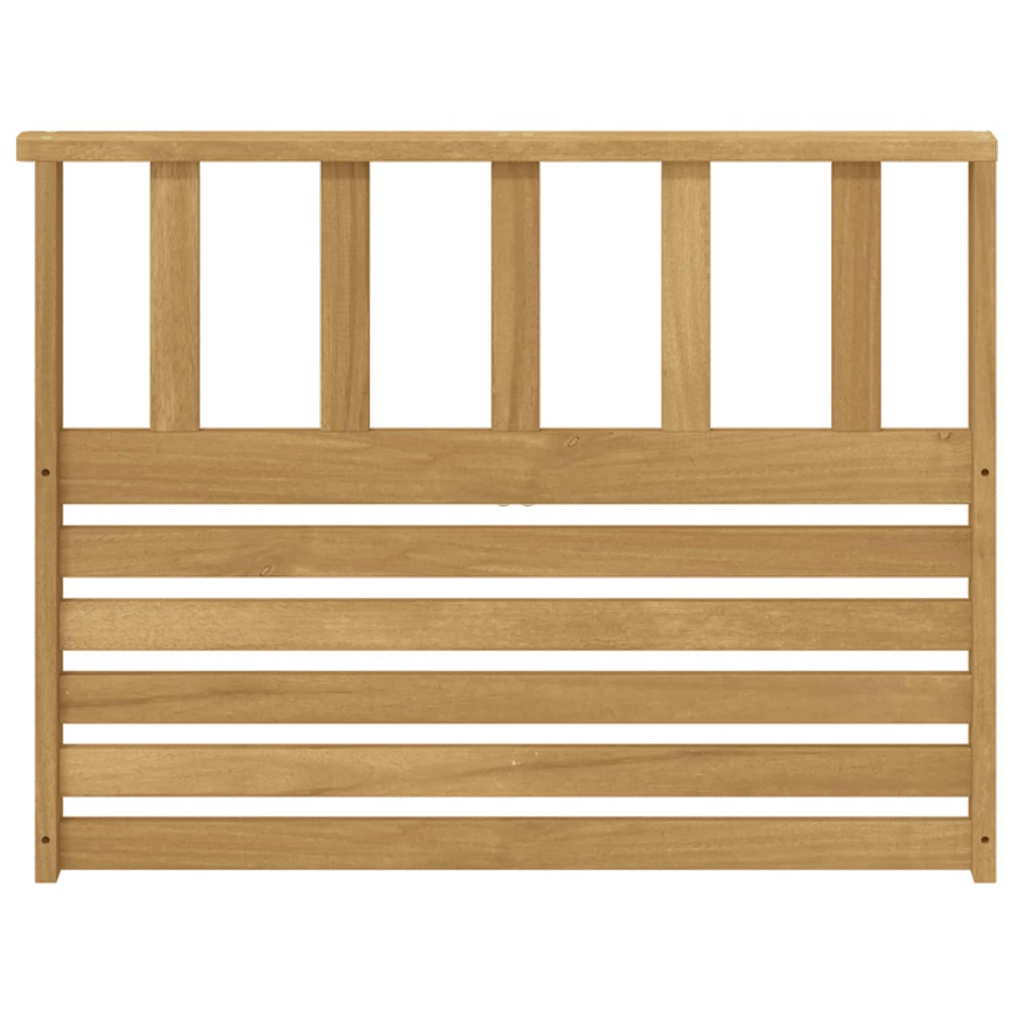 vidaXL Armrests Module 2 pcs White 80 x 6 x 61 cm Solid Acacia Wood