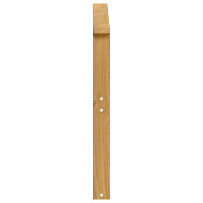 vidaXL Armrests Module 2 pcs White 80 x 6 x 61 cm Solid Acacia Wood