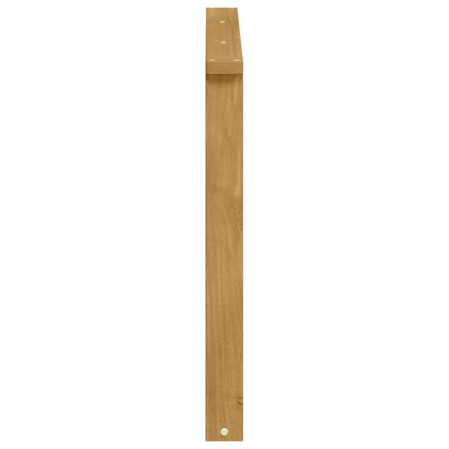 vidaXL Armrests Module 2 pcs White 80 x 6 x 61 cm Solid Acacia Wood